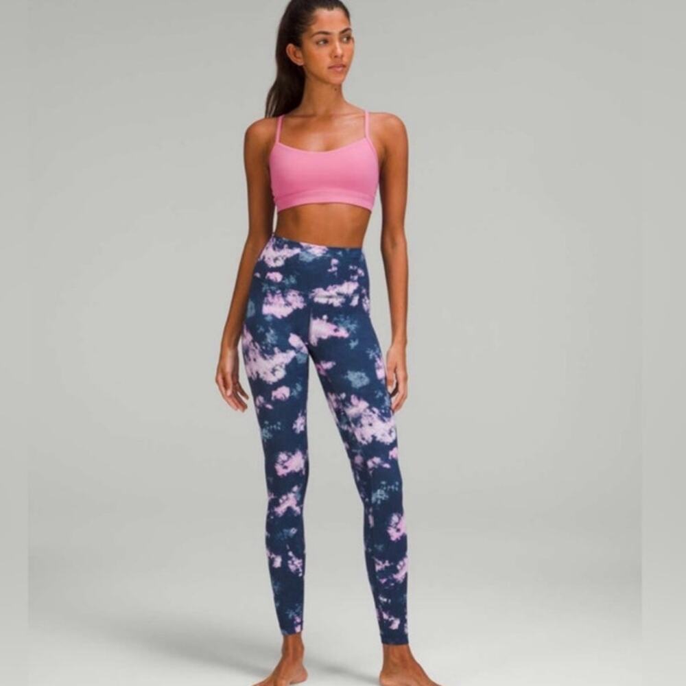 Lululemon Align High-Rise Pant 28” Circulate Tie Dye Mineral Blue Multi Size 6